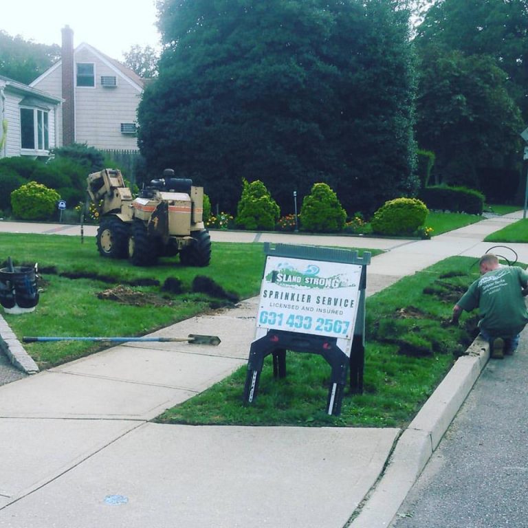 Lawn Sprinkler Installation Suffolk County, Patchogue, Sayville, Blue